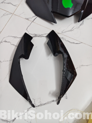 r15 v3 black er headlight, winsheild